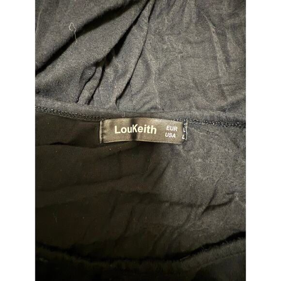 LouKeith Black Minimalist Tank Top - Size Large - Picture 2 of 6